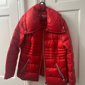 KARL LAGERFELD PARIS PUFFER WINTER JACKET